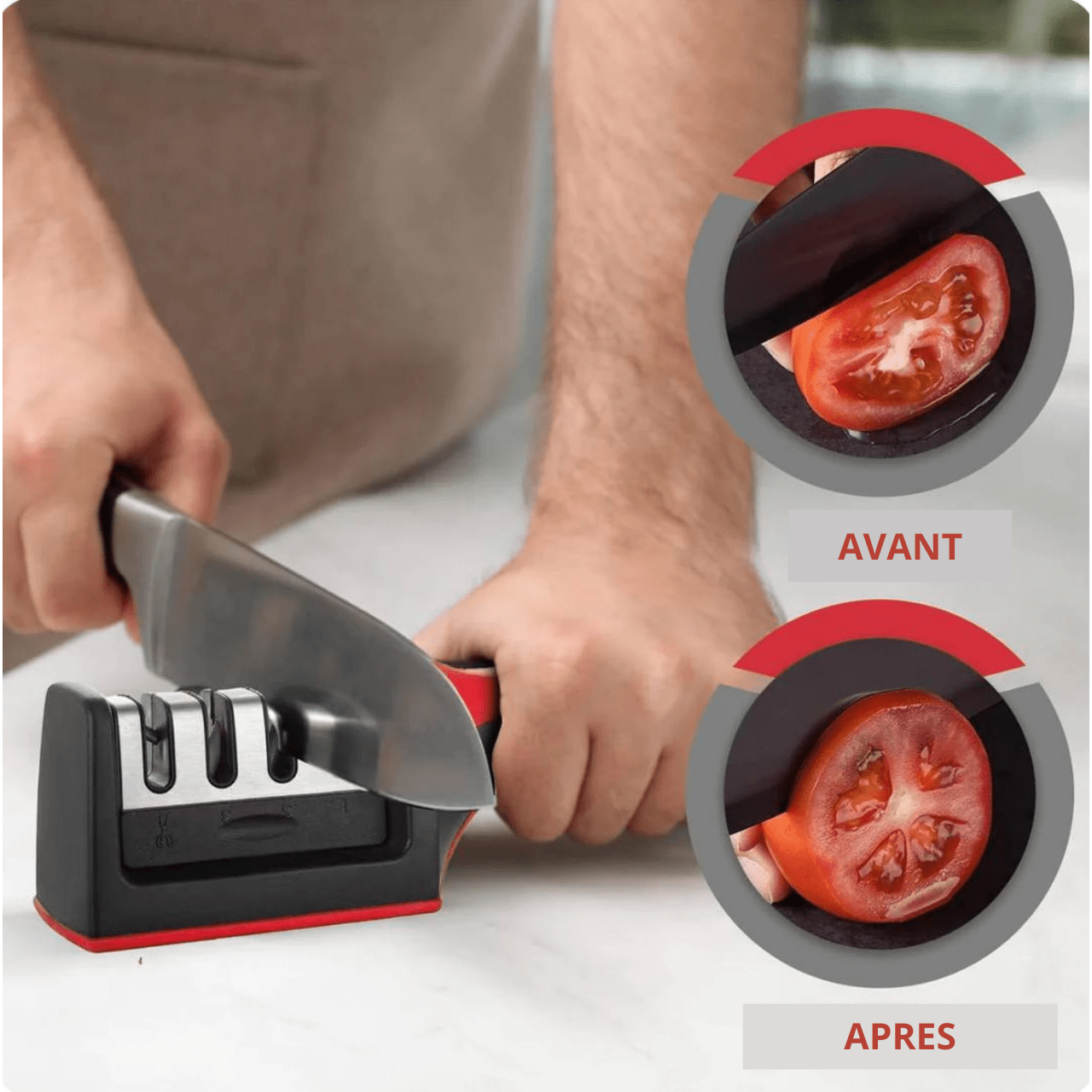 Aiguiseur de couteau à main - SaferImport